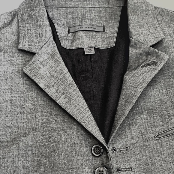 John Varvatos Grey Multibutton Jacket Size 54 - Picture 5 of 5